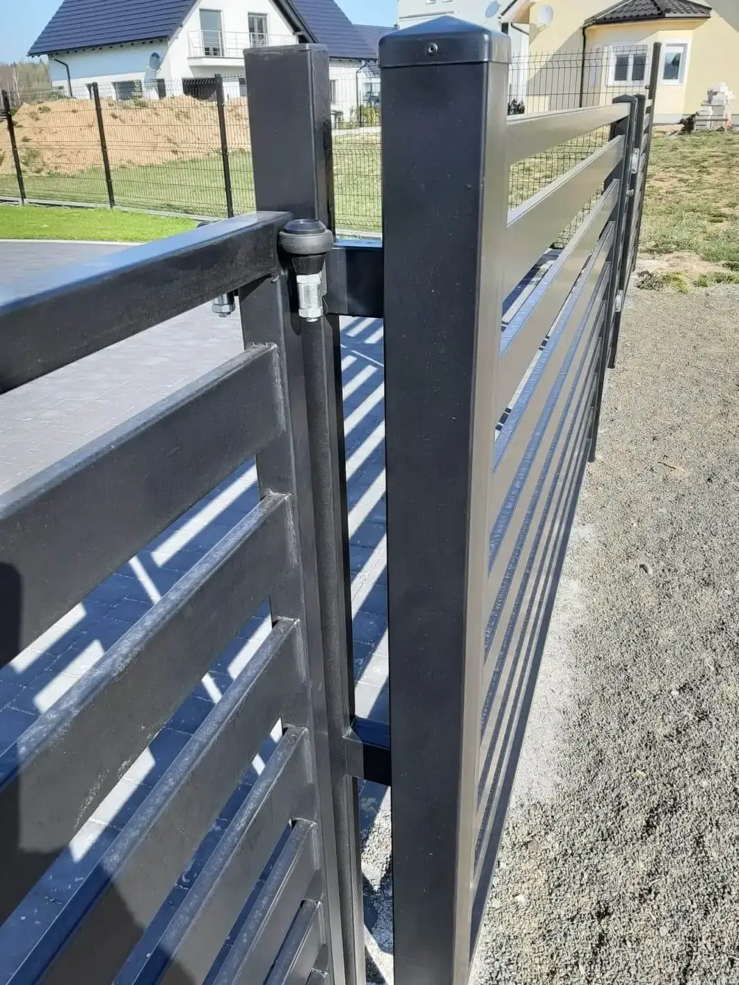 Ogrodzenie frontowe z profili poziomych Walbrzych 06