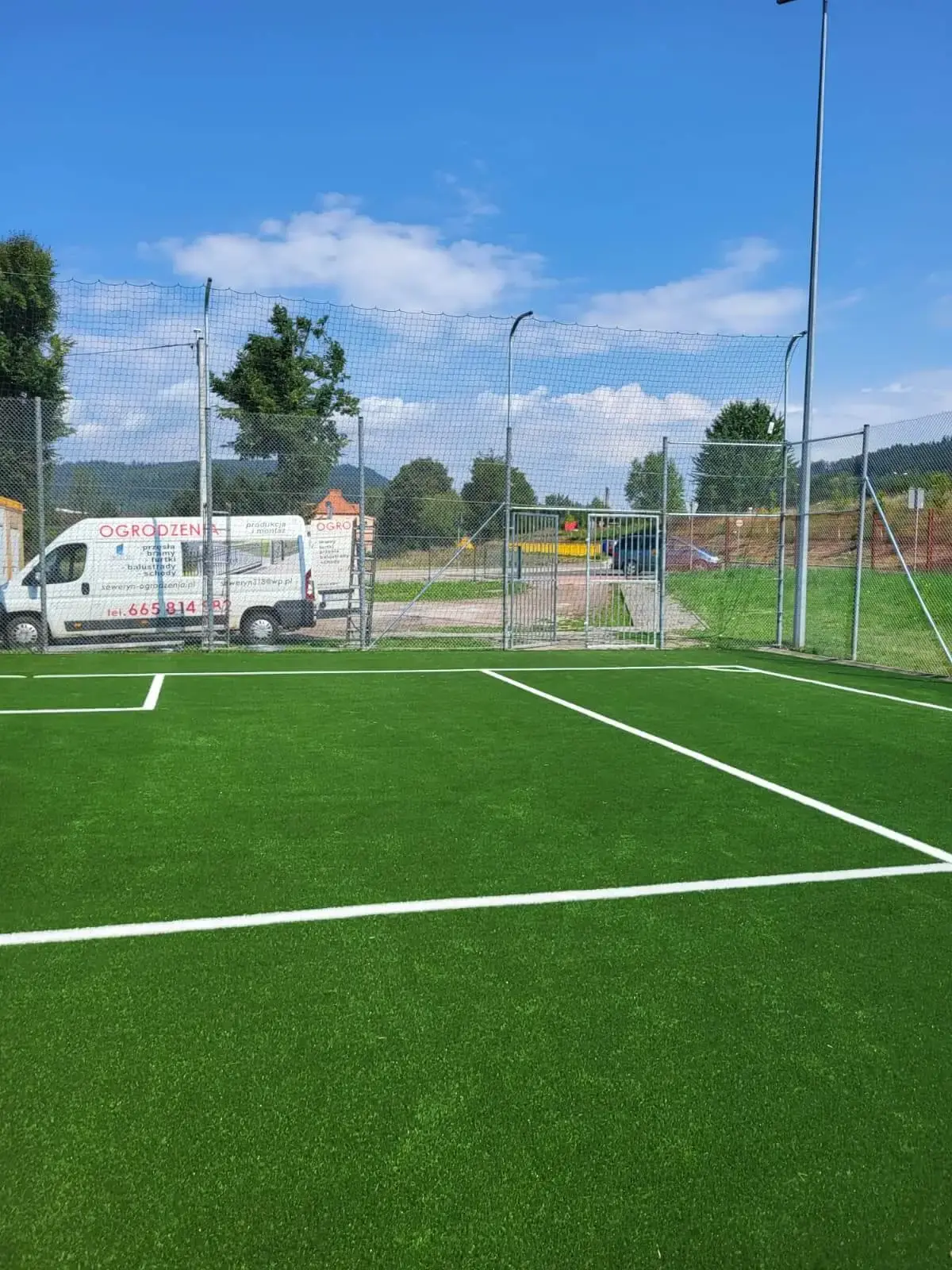 Ogrodzenie obiektow sportowych Sokolowsko i Mieroszow 16